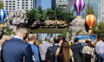 Salesforce’s Conference Features Unusual Merchandise, and Yes, People Purchase It