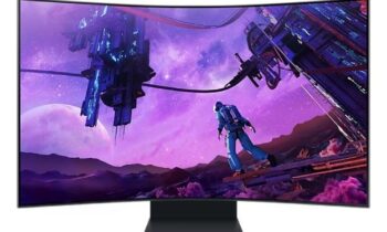 Save $1,000 on Samsung’s 55-inch curved 4K gaming monitor with rotation capability.